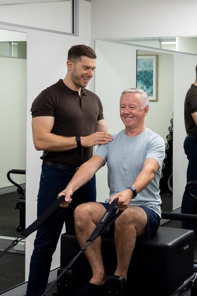 Clinical Pilates session with Chiropractor